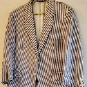 Perfect for spring!!!   Men's Tom Rich Vintage Seersucker sportcoat
